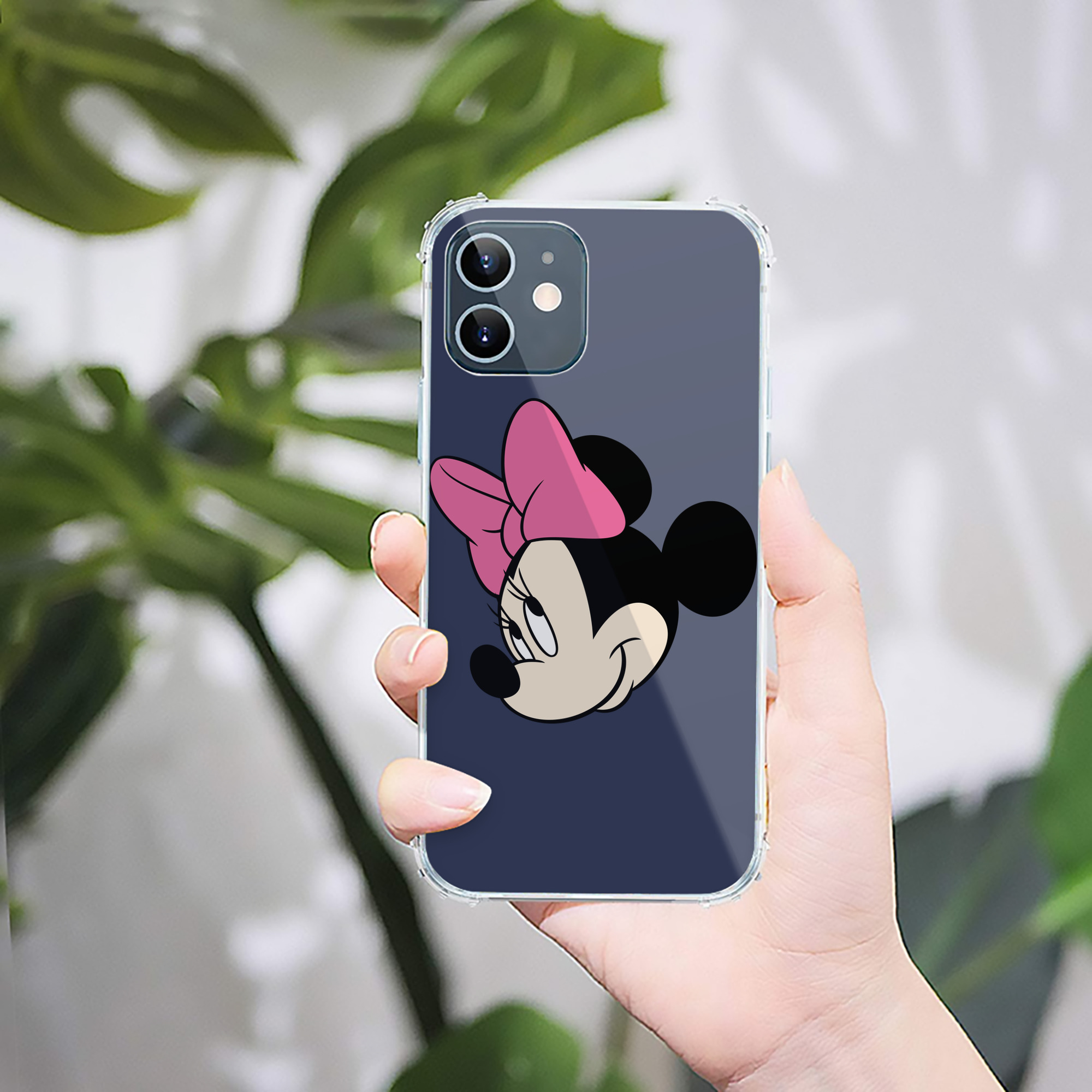 （画像用） ミッキーマウス Mickey Mouse 【iPhone 12シリーズ対応】透明スマホケース（クリアソフトケース）